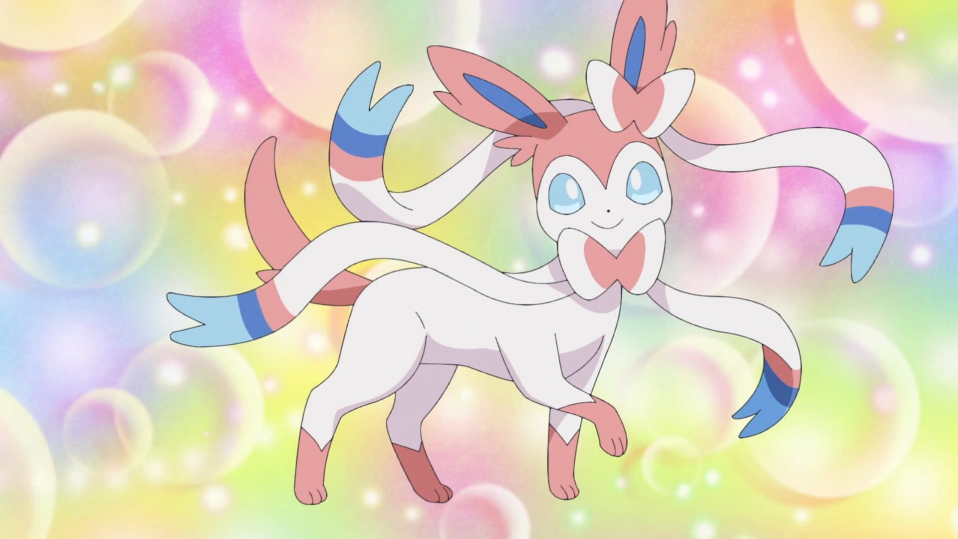 Sylveon from the anime (Image via The Pokemon Company)